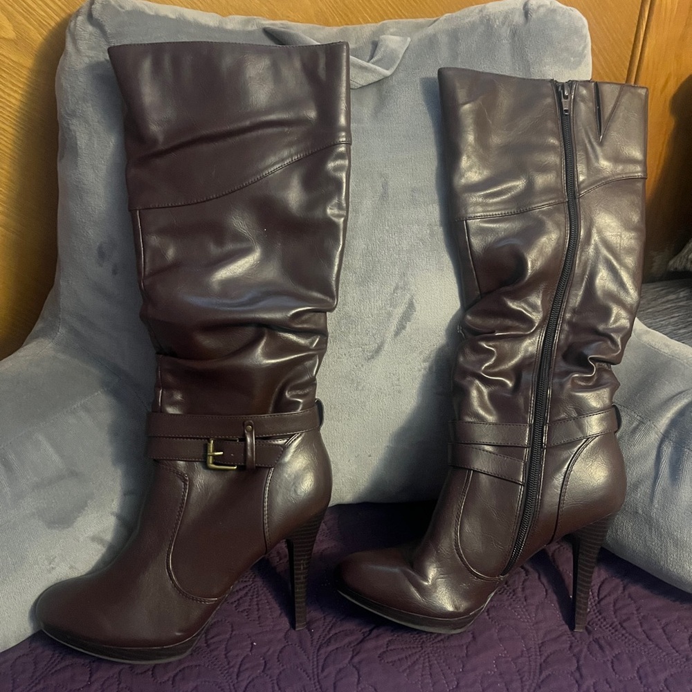 Brown Heel Boots